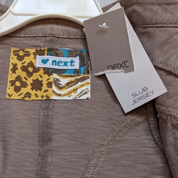 [KIDS 2/$30] NWT Baby Girl (9-12M) - NEXT Jersey Military Jacket - Picture 4 of 5